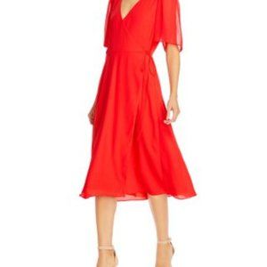 SOLD! Alice + Olivia Suri Flutter Sleeve midi dress 12